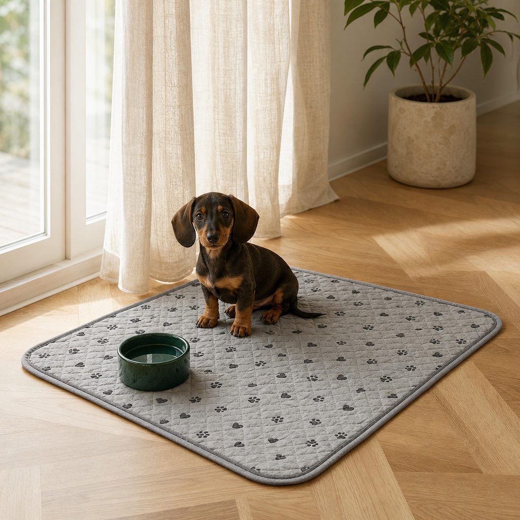 Die waschbare Hundeunterlage, die deinen Hund von selbst anzieht